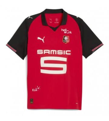 Stade Rennais Ludovic Blas #10 Hjemmebanetrøje 2025-26 Kortærmet